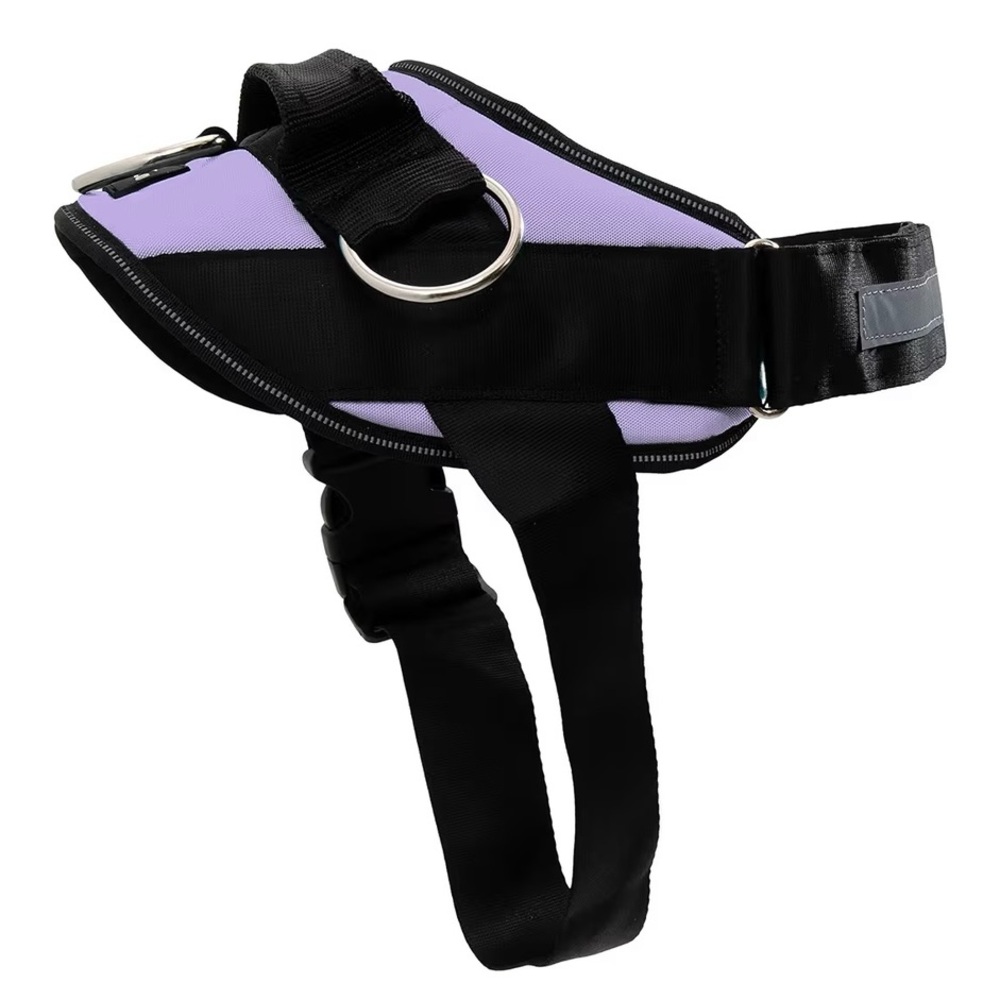 Purple and Black Dog Harness- Size Medium
